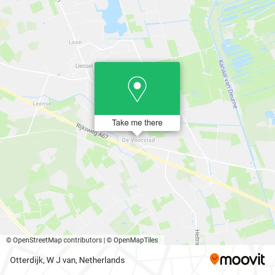 Otterdijk, W J van map