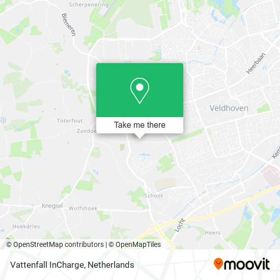 Vattenfall InCharge map