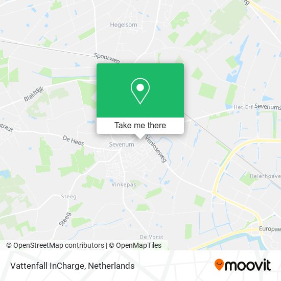 Vattenfall InCharge map