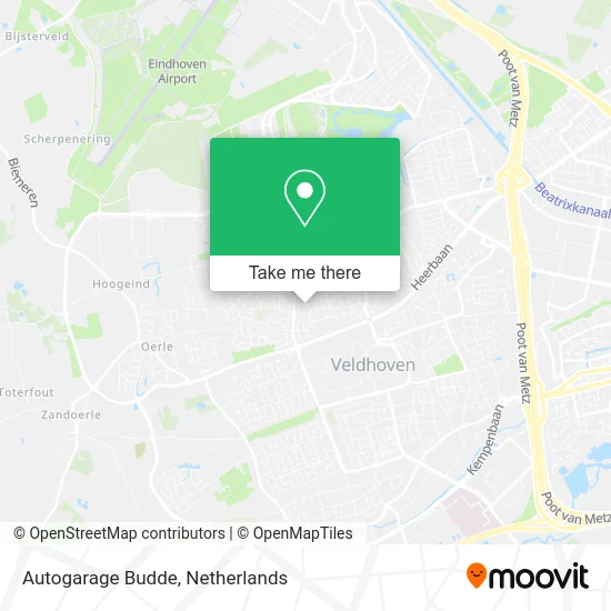 Autogarage Budde map