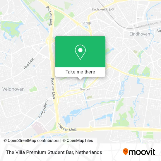 The Villa Premium Student Bar map