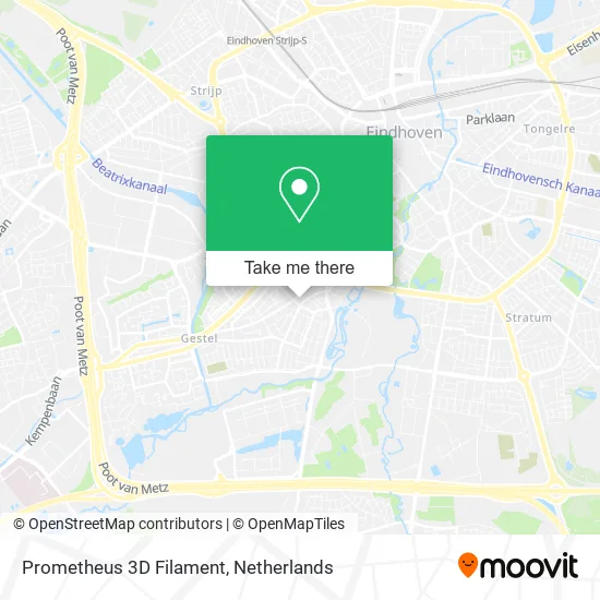 Prometheus 3D Filament map