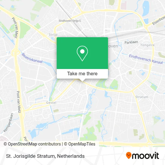 St. Jorisgilde Stratum map