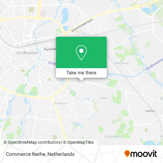 Commerce Nethe map