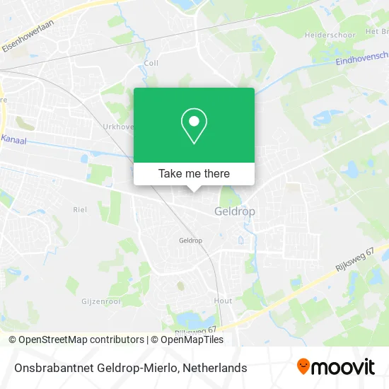 Onsbrabantnet Geldrop-Mierlo Karte