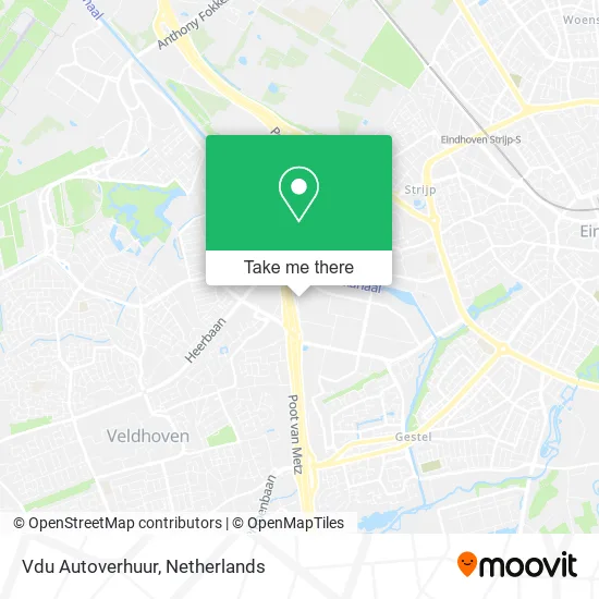Vdu Autoverhuur map