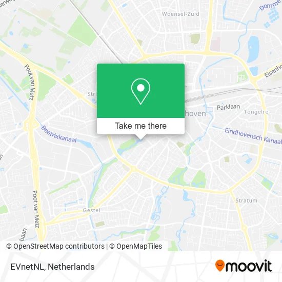 EVnetNL map