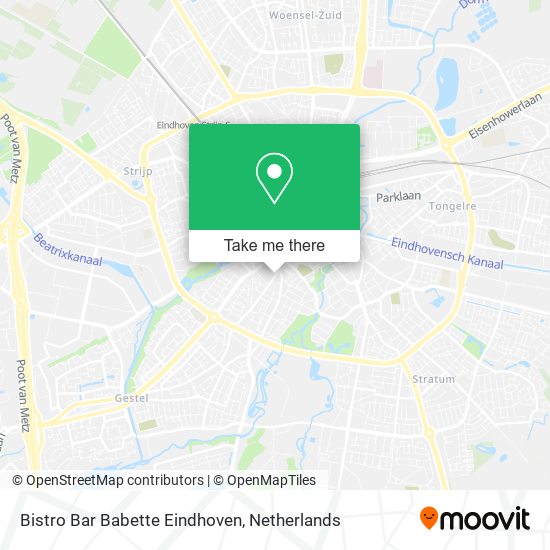 Bistro Bar Babette Eindhoven map
