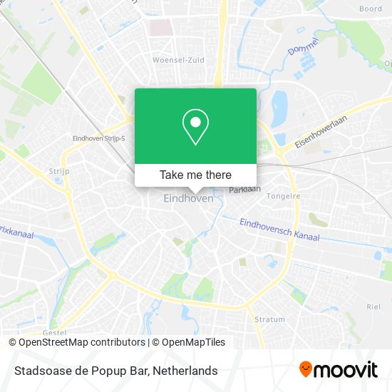 Stadsoase de Popup Bar map