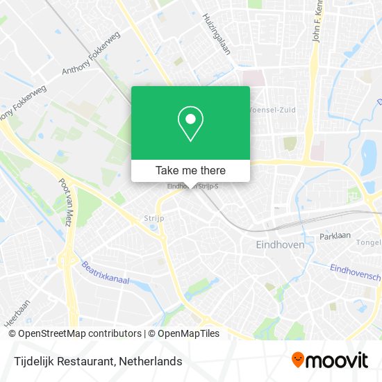 Tijdelijk Restaurant map