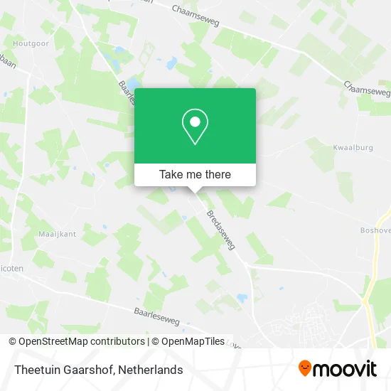 Theetuin Gaarshof map