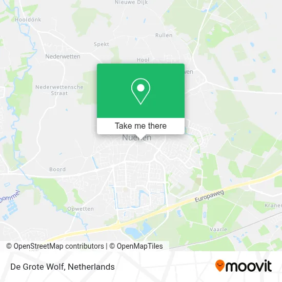 De Grote Wolf map