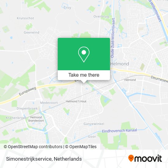 Simonestrijkservice map
