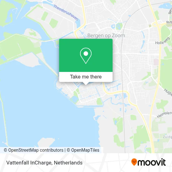 Vattenfall InCharge map
