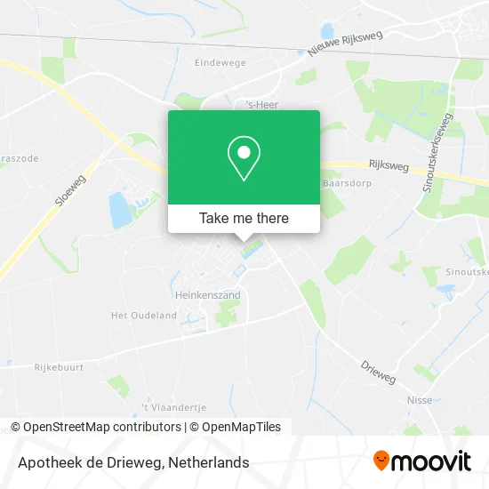 Apotheek de Drieweg map