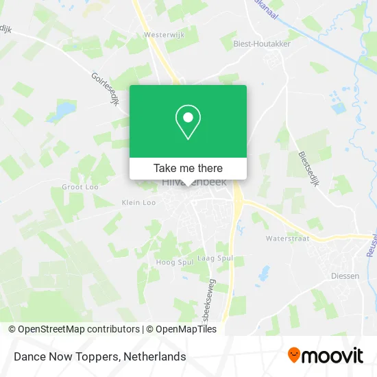 Dance Now Toppers map