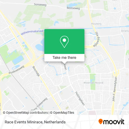 Race Events Minirace map