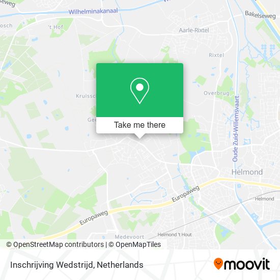 Inschrijving Wedstrijd map