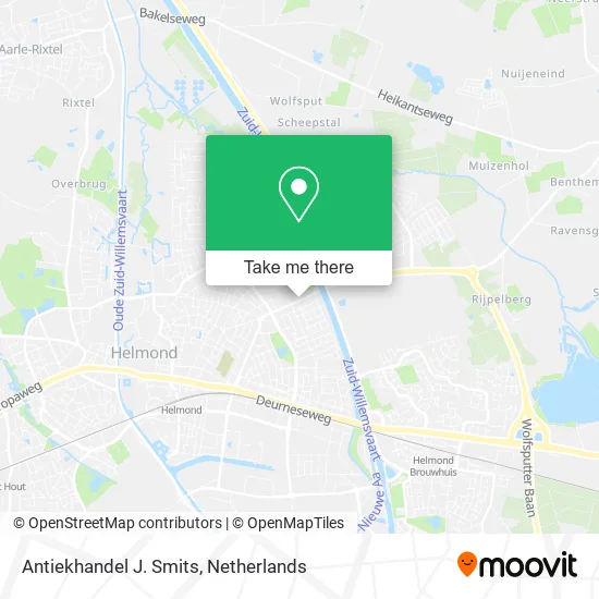 Antiekhandel J. Smits map