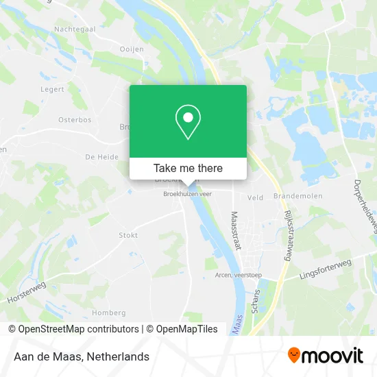Aan de Maas map
