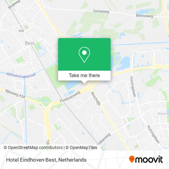 Hotel Eindhoven-Best map