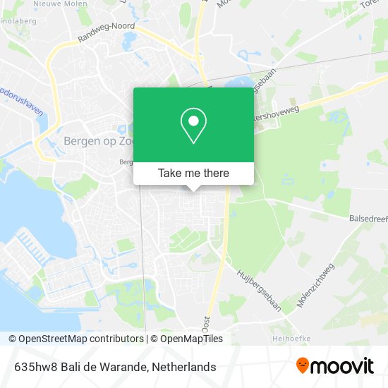 635hw8 Bali de Warande map
