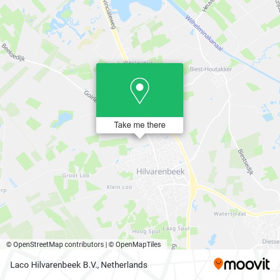 Laco Hilvarenbeek B.V. map