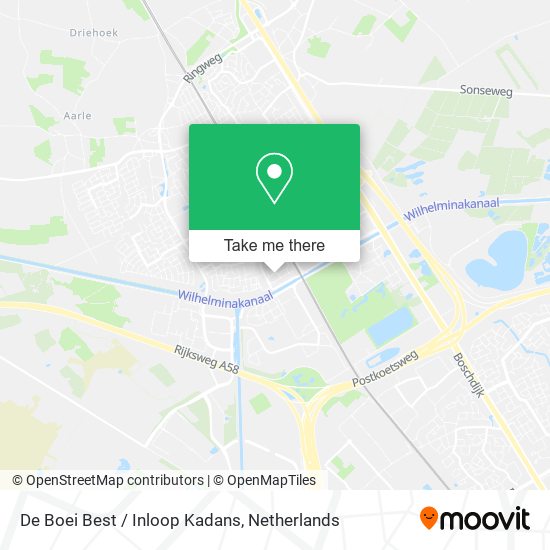 De Boei Best / Inloop Kadans map