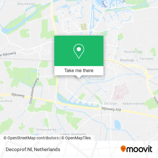 Decoprof.Nl map