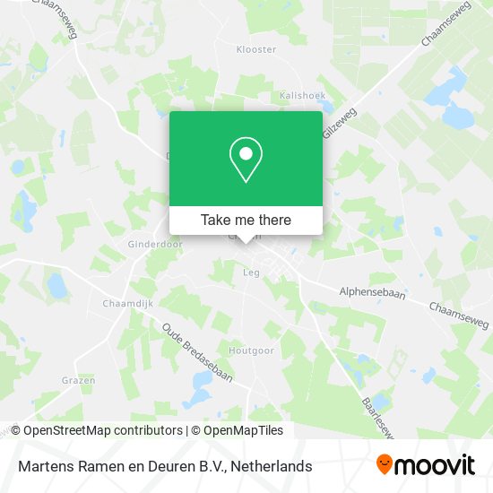 Martens Ramen en Deuren B.V. map