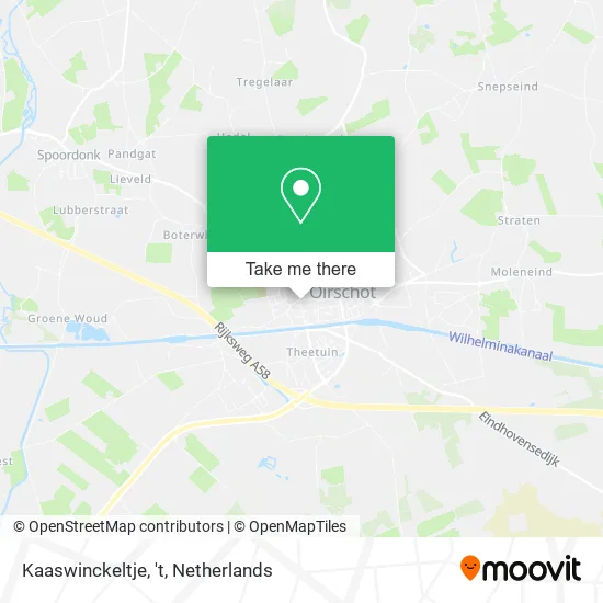 Kaaswinckeltje, 't map