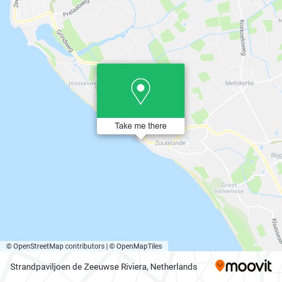 Strandpaviljoen de Zeeuwse Riviera map