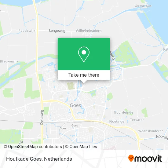 Houtkade Goes map