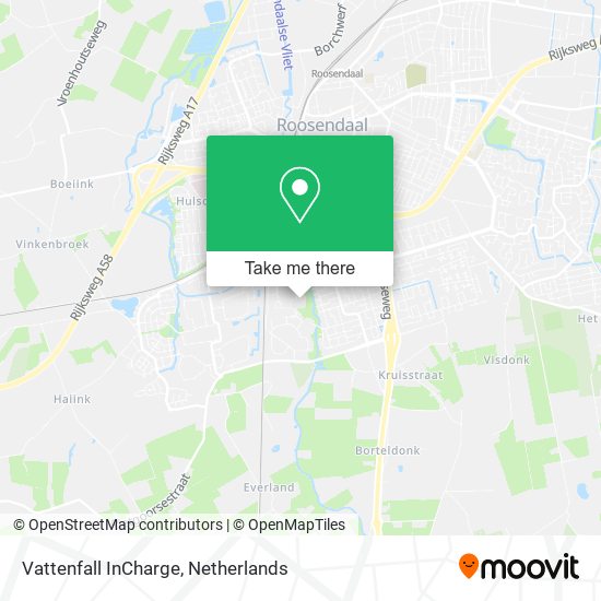 Vattenfall InCharge map