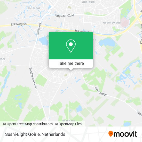 Sushi-Eight Goirle map