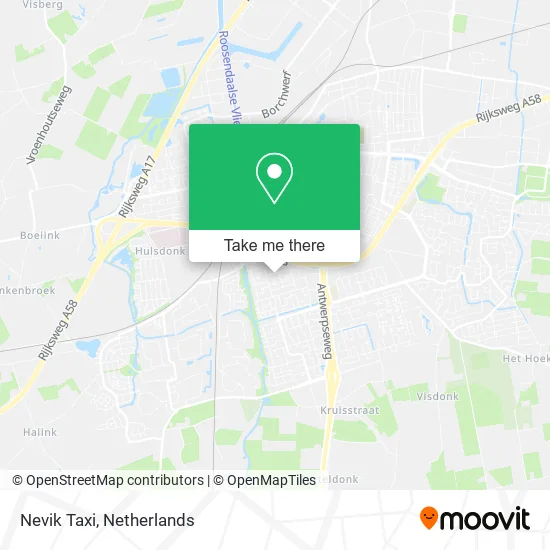 Nevik Taxi map