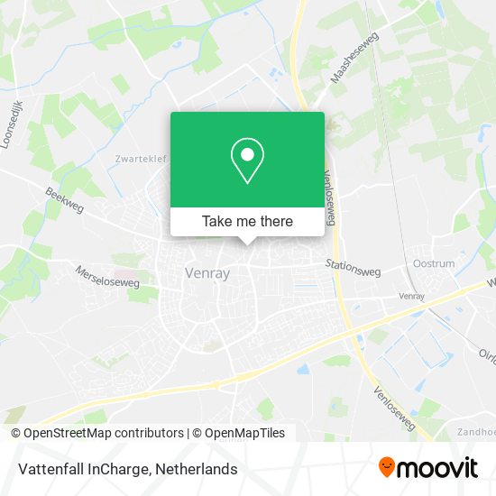 Vattenfall InCharge map