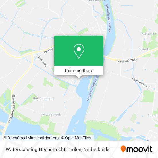 Waterscouting Heenetrecht Tholen map