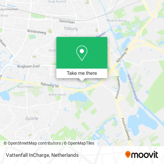 Vattenfall InCharge map