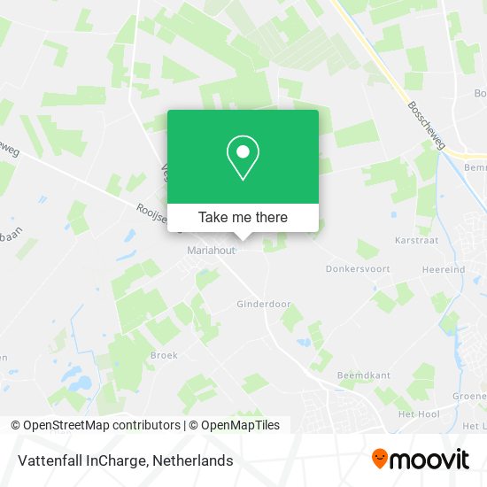 Vattenfall InCharge map