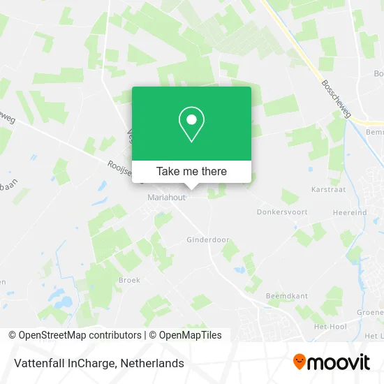Vattenfall InCharge map