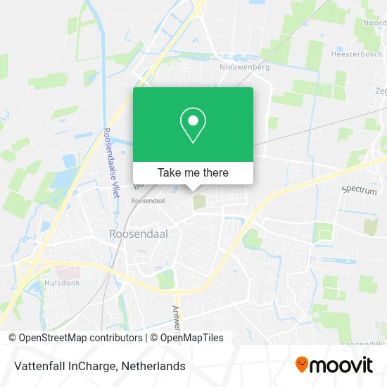 Vattenfall InCharge map