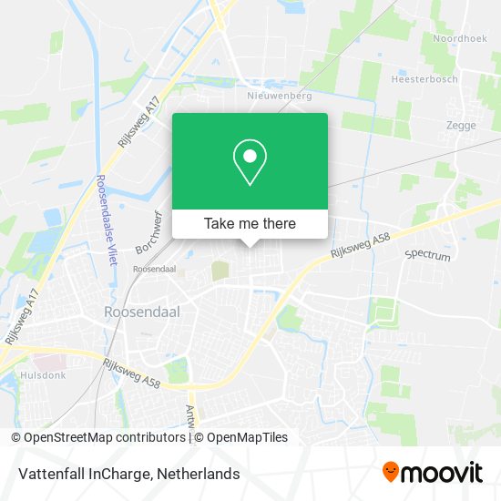 Vattenfall InCharge map