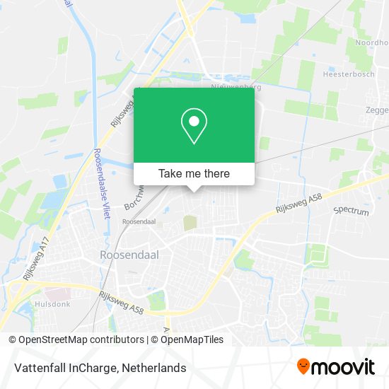 Vattenfall InCharge map