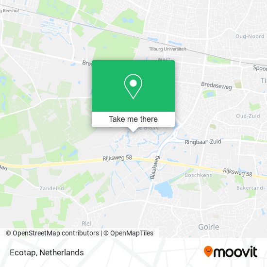 Ecotap map