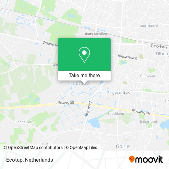 Ecotap map