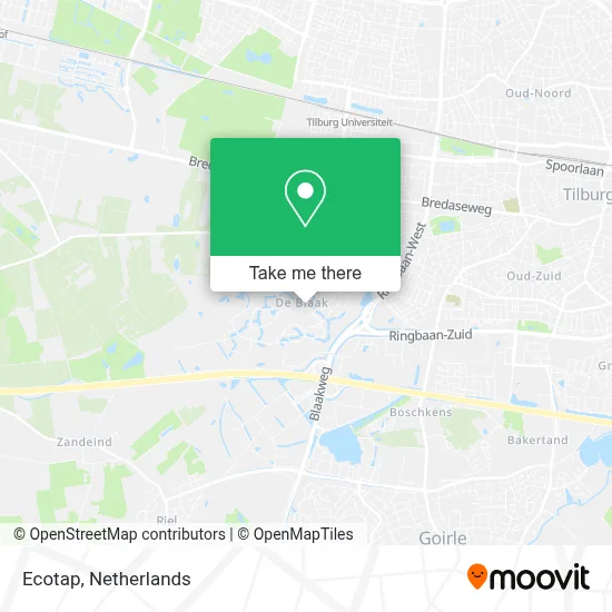 Ecotap map