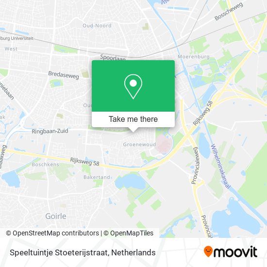 Speeltuintje Stoeterijstraat map