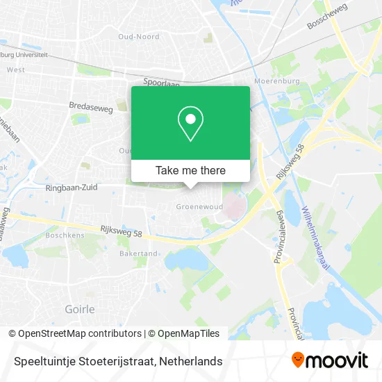 Speeltuintje Stoeterijstraat Karte
