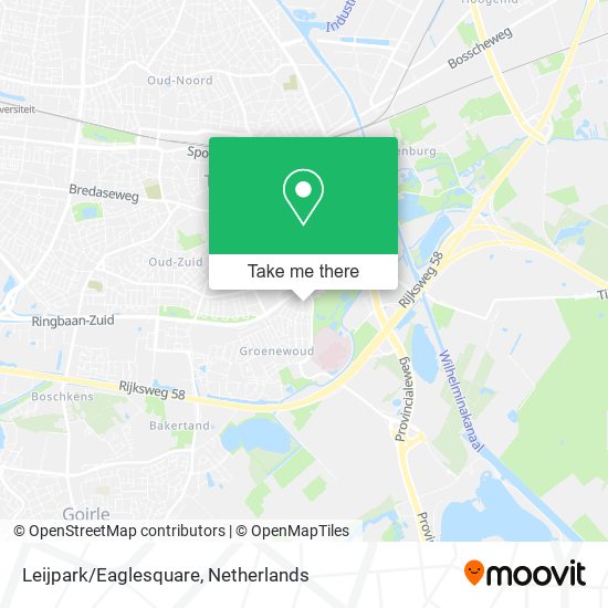 Leijpark/Eaglesquare map